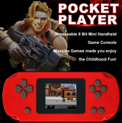 GAMINJA GC31 Retro Portable Mini Handheld Video Game Console TFT Color Screen Kids Game Player Built in 8Bit Games