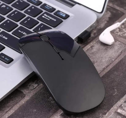 Ultra Thin USB 2.4Ghz Wireless Mouse Wireless Mouse 1600DPI 4 Buttons Cordless Mice for PC Desktop Laptop Windows Computer