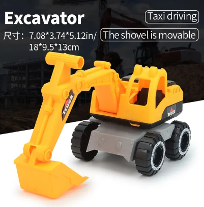 Excavator Dump Truck Model Toy Engineering Vehicle Set .Construction Fleet Toddler Early Education Construction Vehicles Toys