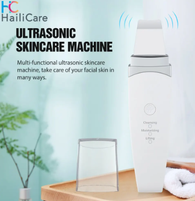 Hailicare Ultrasonic Peeling Machine Skin Care Facial Cleanser Blackhead Cleaning Device EMS Microcurrent Ultrasonic Scrubber