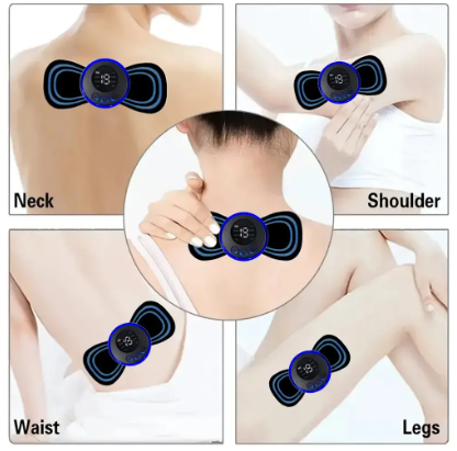 2/3/4 Pcs EMS Neck Electric Massager Set Cervical Patch 8 Modes 19 Levels of Strength Home Use Massage Tools for Relieve Fatigue