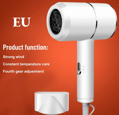 Hair Dryer Household Hair Dryer Hot and Cold Wind Hair Dryer Household Appliances High-Power Blue Light Negative Ion European St