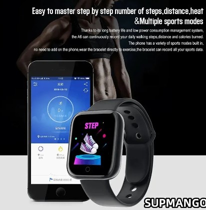 Y68 Real Step Count Fashion Smart Sports Watch Fitness Tracker Sports Watch Android IOS Smart Bracelet