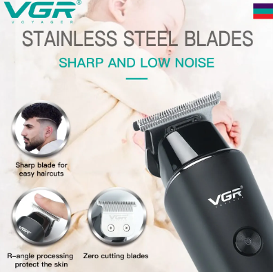 VGR Hair Trimmer Professional Electric Trimmers Cordless Hair Clipper Rechargeable LED Display V 937